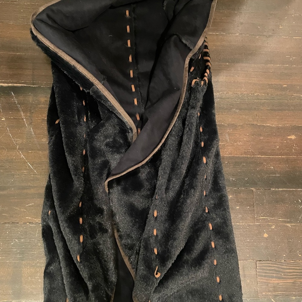 tasha polizzi reversible vest black